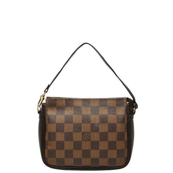 LOUIS VUITTON Authentic Brown Damier Leather Shoulder Bag